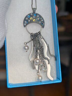 Touchstone Crystal Jellyfish Pendant